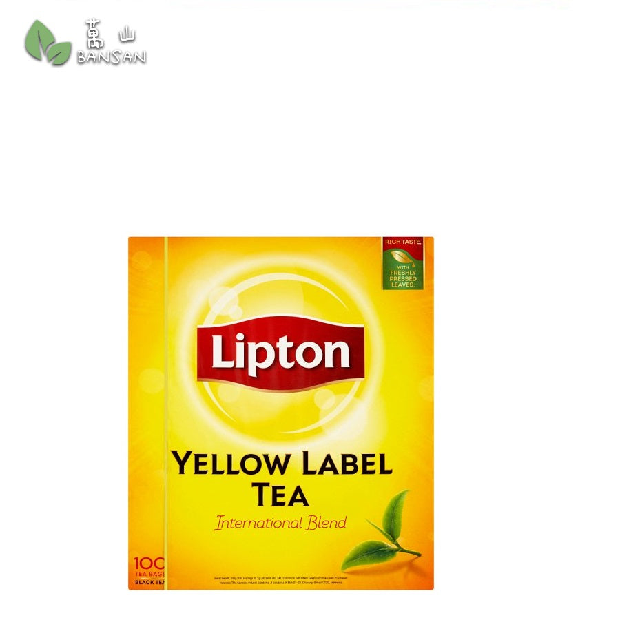 Lipton Yellow Label Black Tea 100 Tea Bags X 2g (200g) | Bansan Penang