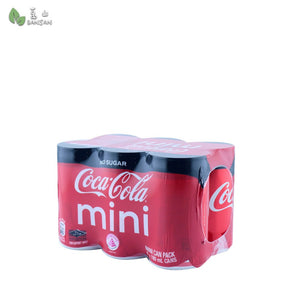 Coca-Cola™ No Sugar Mini Can Pack (180ml x 6) - Bansan Penang