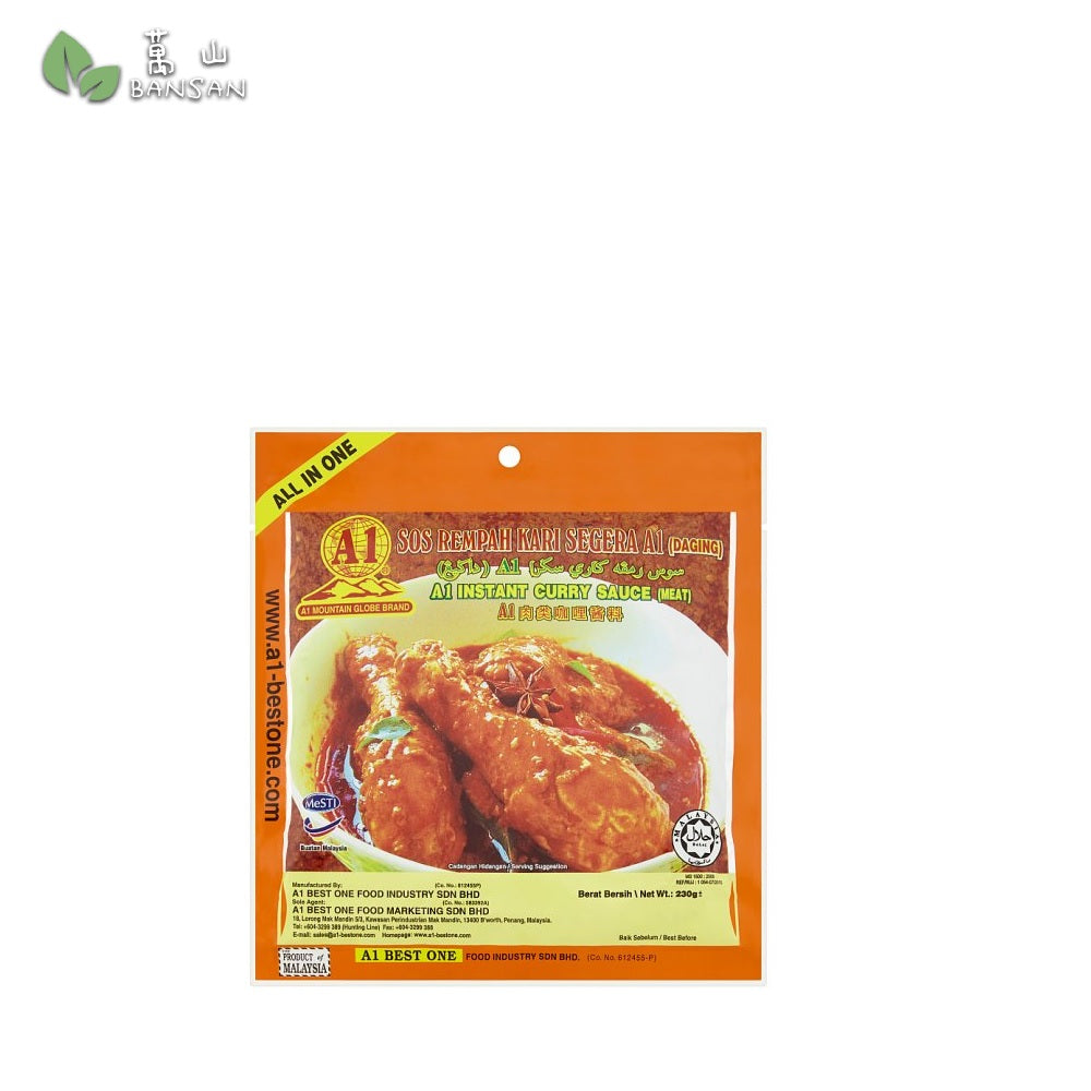 A1 Mountain Globe Brand Meat Instant Curry Sauce (230g) - Bansan Penang