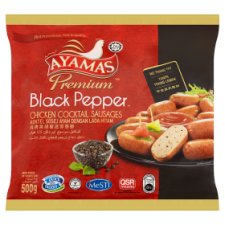 Ayamas Premium Black Pepper Chicken Cocktail Sausages 500g - Bansan Penang