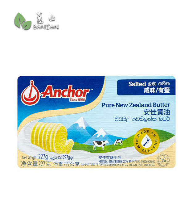 Anchor Salted Pure New Zealand Butter 227g - Bansan Penang