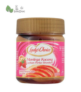 Lady's Choice Strawberry Flavoured Stripes Peanut Butter - Bansan Penang