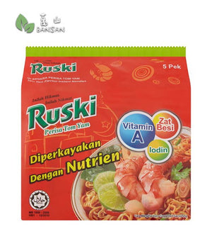 Ruski Tom Yam Flavour Instant Noodles [5 Packets x 80g] - Bansan Penang