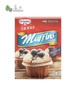 Dr. Oetker Nona Blueberry Muffins Mix [425g] + Free Paper Cups in Pack - Bansan Penang