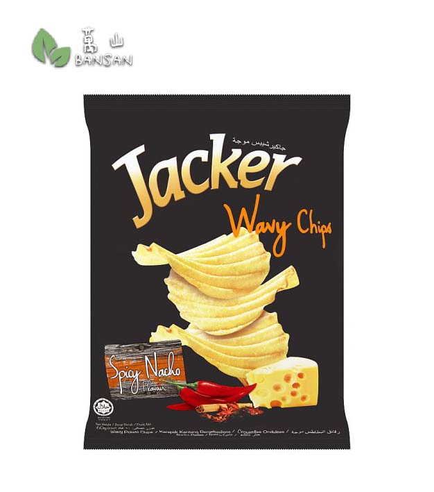 Jacker Wavy Chips Spicy Nacho Flavour [60g] - Bansan Penang