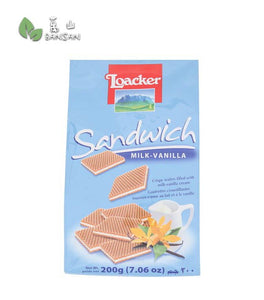 Loacker Milk-Vanilla Sandwich [200g] - Bansan Penang