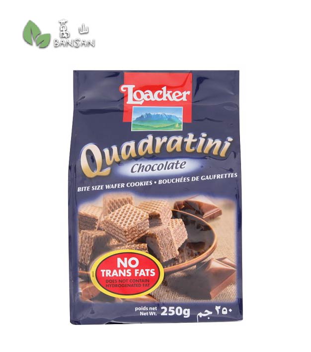Loacker Quadratini Chocolate Bite Size Wafer Cookies [250g] - Bansan Penang