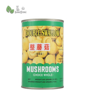 Double Swallow Choice Whole Mushrooms [425g] - Bansan Penang
