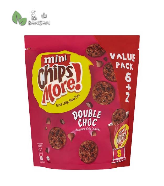 Mini Chips More! Double Choc Chocolate Chip Cookies [8 x 28g] - Bansan Penang