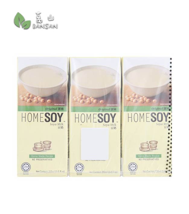 Homesoy Original Soya Milk [6 x 250ml] - Bansan Penang