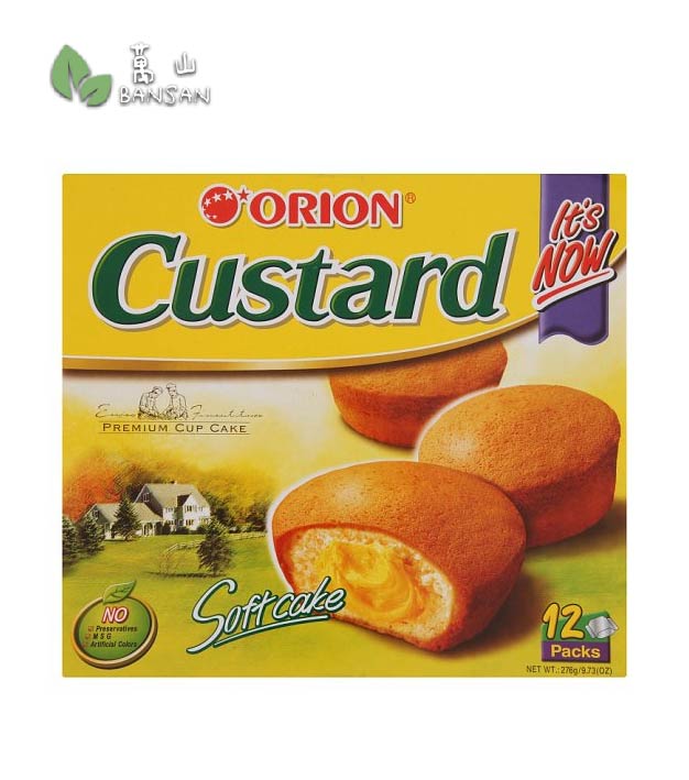 Orion Custard Soft Cake 12 Packs [276g] - Bansan Penang
