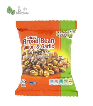 Kow Kow Snacks Crispy Onion & Garlic Broad Bean [50g] - Bansan Penang