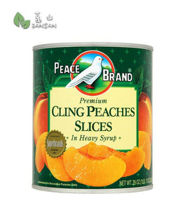 Peace Brand Premium Cling Peaches Slices in Heavy Syrup [822g] - Bansan Penang