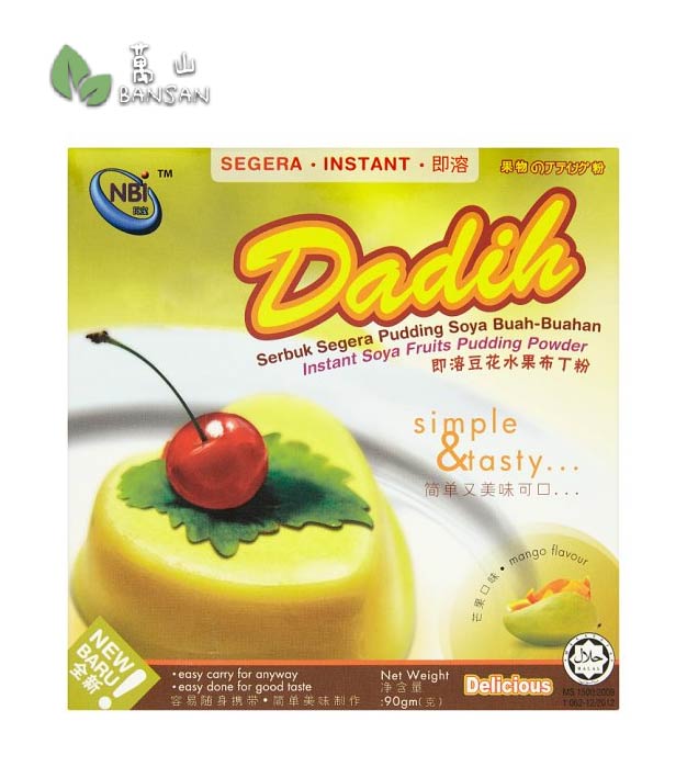NBI Dadih Mango Flavour Instant Soya Fruits Pudding Powder [90g] - Bansan Penang