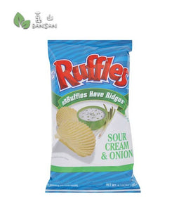 Ruffles Have Ridges Sour Cream & Onion Flavoured Potato Chips [184.2g] - Bansan Penang