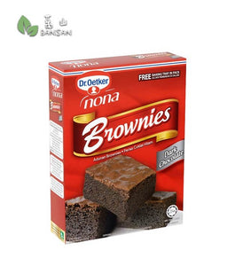 Dr. Oetker Nona Dark Chocolate Brownies Mix [510g] + Free Baking Tray in Pack - Bansan Penang