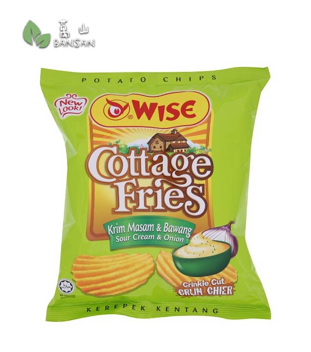 Wise Cottage Fries Sour Cream & Onion Potato Chips [65g] - Bansan Penang