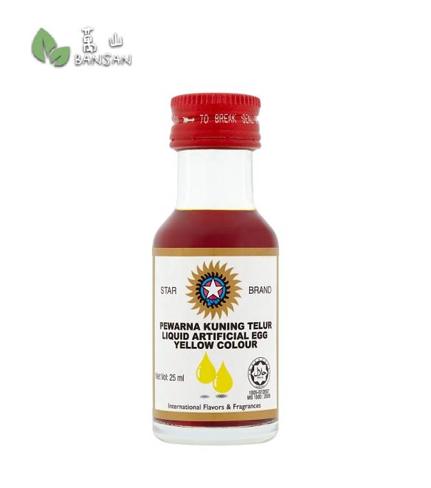 Star Brand Liquid Artificial Egg Yellow Colour [25ml] - Bansan Penang