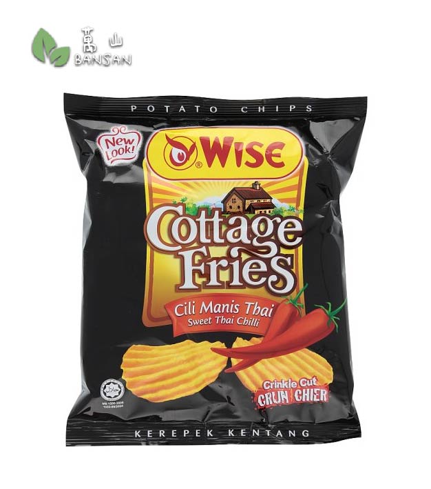 Wise Cottage Fries Sweet Thai Chilli Crinkle Cut Potato Chips [65g] - Bansan Penang