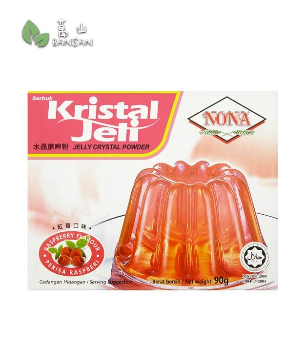 Nona Raspberry Flavour Jelly Crystal Powder [90g] - Bansan Penang