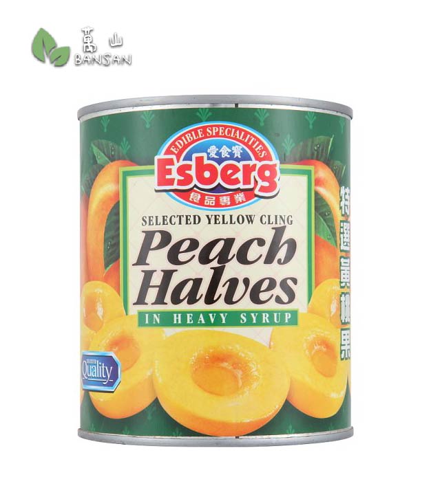 Esberg Yellow Cling Peach Halves in Heavy Syrup [820g] - Bansan Penang