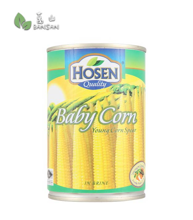 Hosen Baby Corn Young Corn Spear in Brine [425g] - Bansan Penang