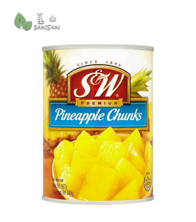 S&W Premium Pineapple Chunks in Syrup [567g] - Bansan Penang