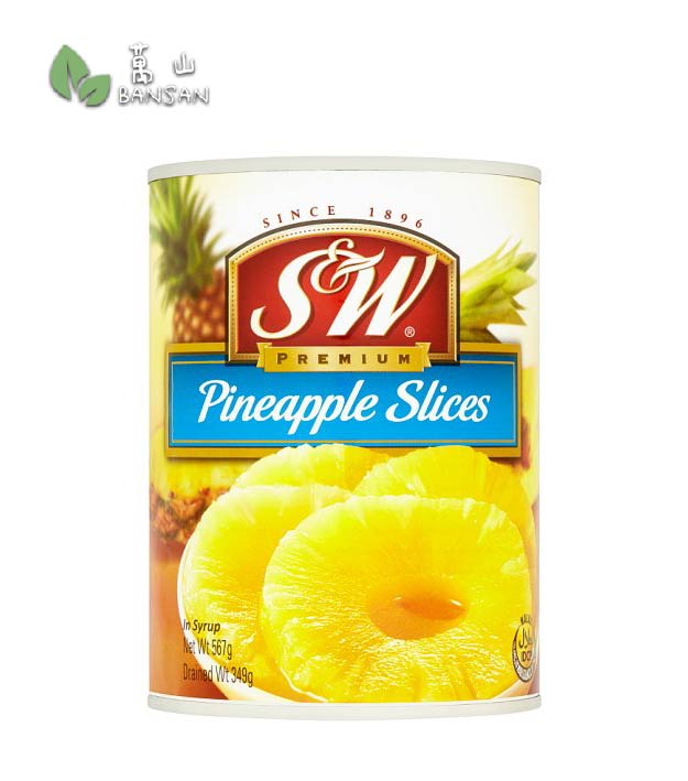 S&W Premium Pineapple Slices in Syrup [567g] - Bansan Penang