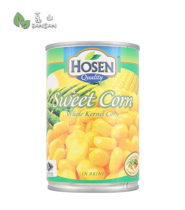 Hosen Sweet Corn Whole Kernel in Brine [400g] - Bansan Penang