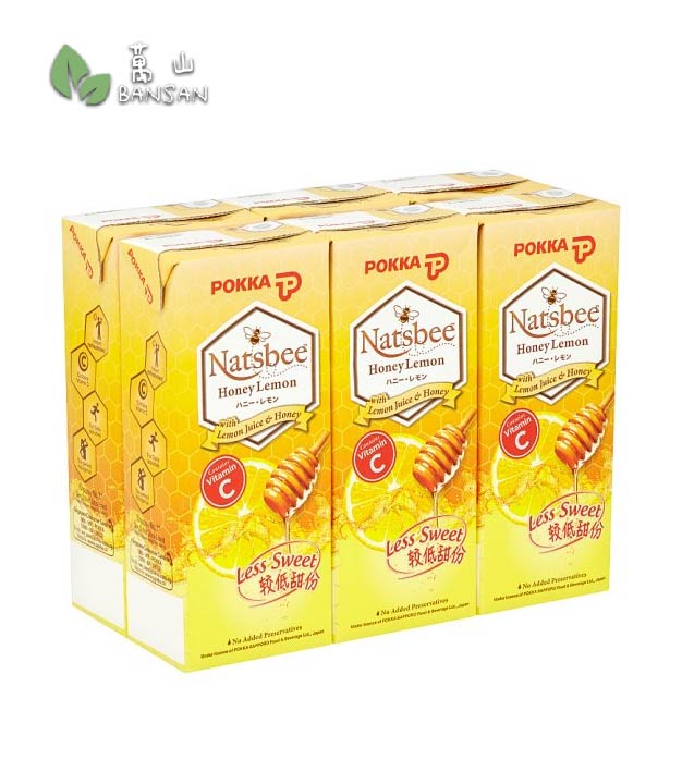 Pokka Natsbee Honey Lemon Drink [6 x 250ml] - Bansan Penang