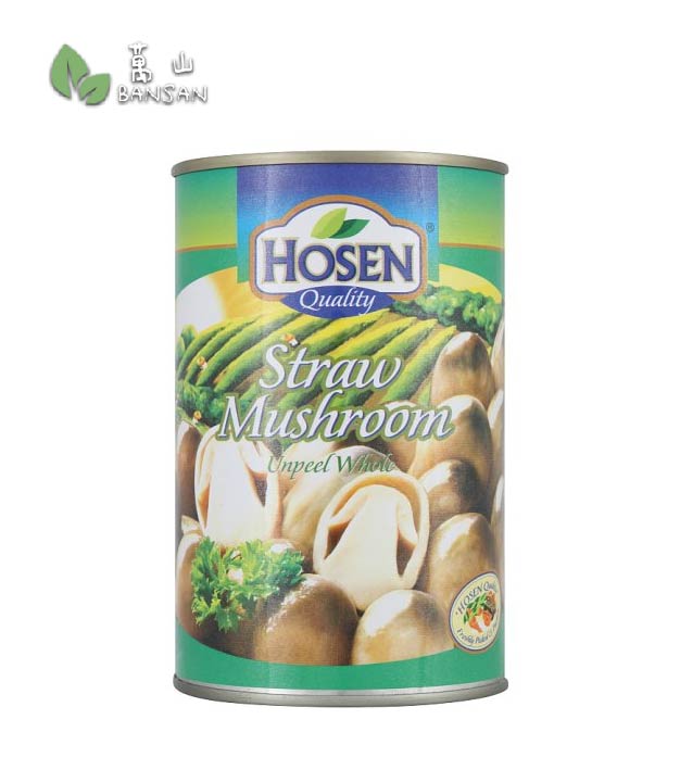 Hosen Unpeel Whole Straw Mushroom [425g] - Bansan Penang