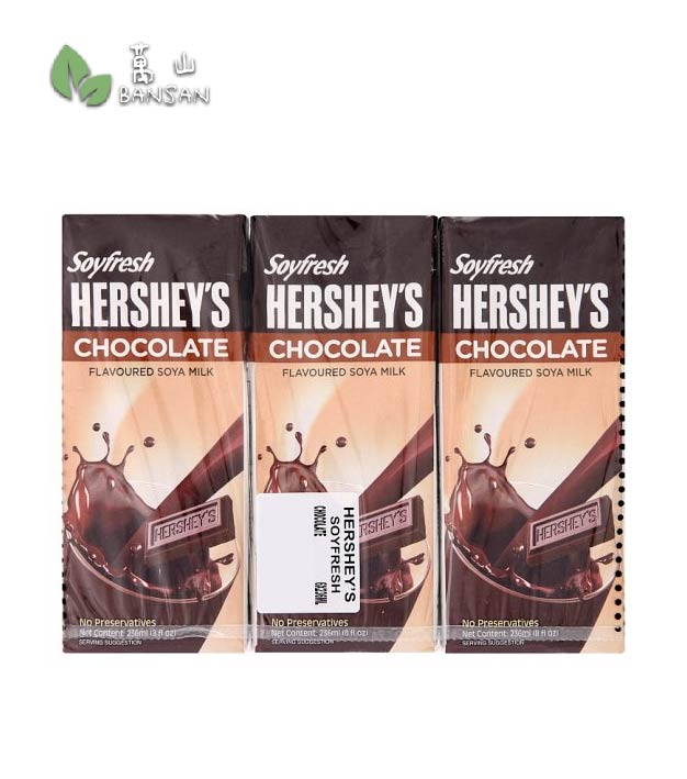Hershey's Soyfresh Chocolate Flavoured Soya Milk [6 x 236ml] - Bansan Penang