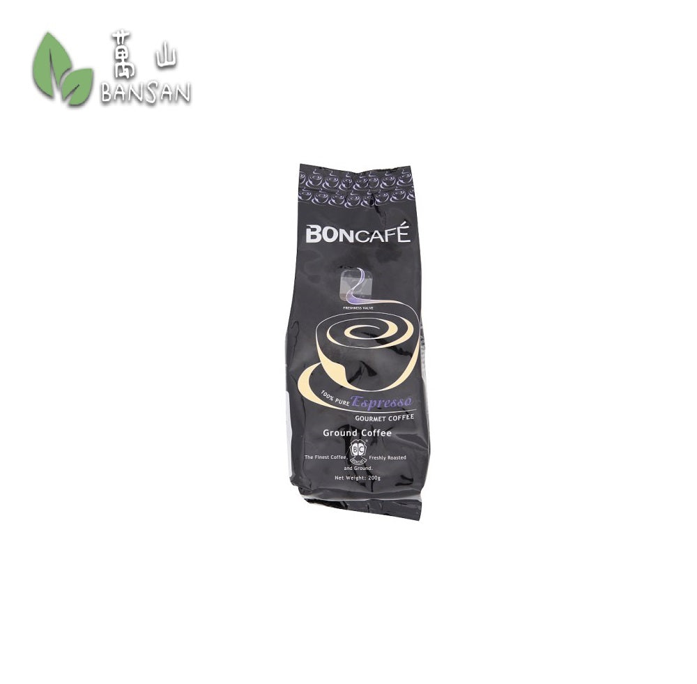 Boncafé 100% Pure Espresso Ground Gourmet Coffee 200g - Bansan Penang