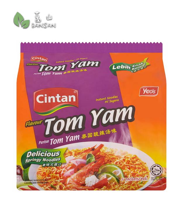 Cintan Tom Yam Flavour Instant Noodles [5 Packets x 73g] - Bansan Penang