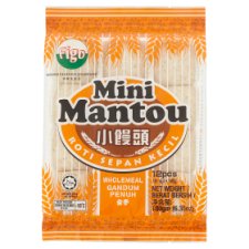 Figo Mini Mantou Wholemeal 12pcs 180g - Bansan Penang