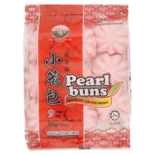 Figo Red Bean Pearl Buns 9pcs 225g - Bansan Penang