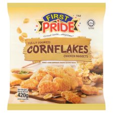 First Pride Fully Cooked Cornflakes Chicken Nuggets 420g - Bansan Penang