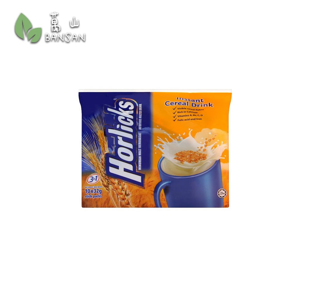 Horlicks 3 in 1 Instant Cereal Drink 10 x 32g | Bansan Penang