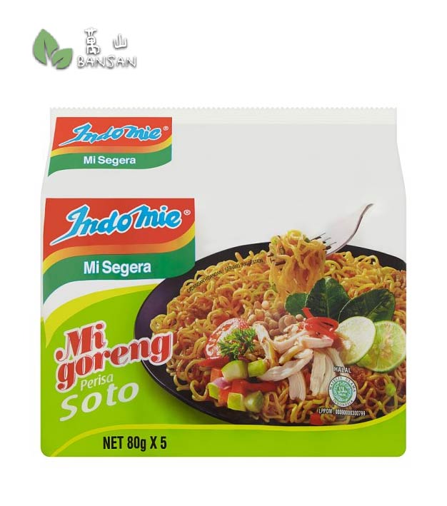 Indomie Mi Goreng Soto Flavour Instant Noodles [5 Packets x 80g] - Bansan Penang