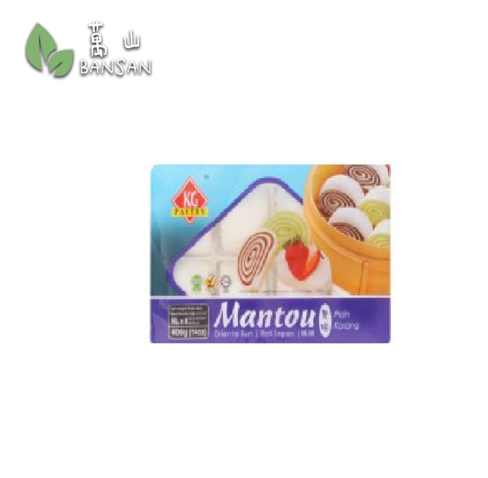 KG Pastry Mantou Plain Oriental Bun 8pcs x 50g - Bansan Penang