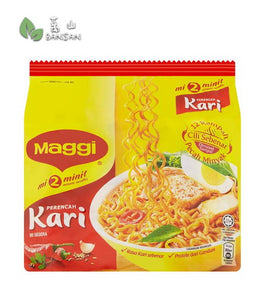 Maggi 2 Minute Curry Flavour Noodles [5 Packets x 79g] - Bansan Penang