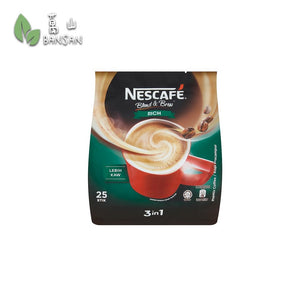 Nescafé Blend & Brew Rich 3 in 1 Premix Coffee 25 Stick Packs x 19g - Bansan Penang