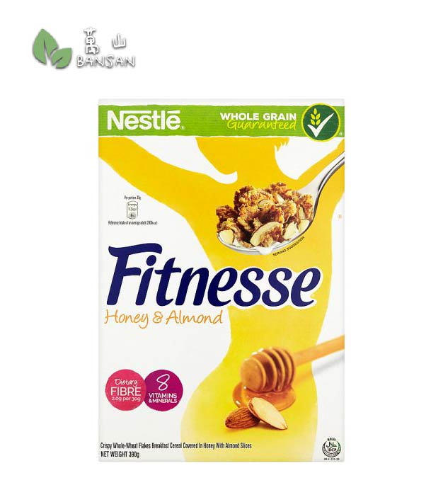 Nestlé Fitnesse Honey & Almond Crispy Whole-Wheat Flakes Breakfast Cereal - Bansan Penang