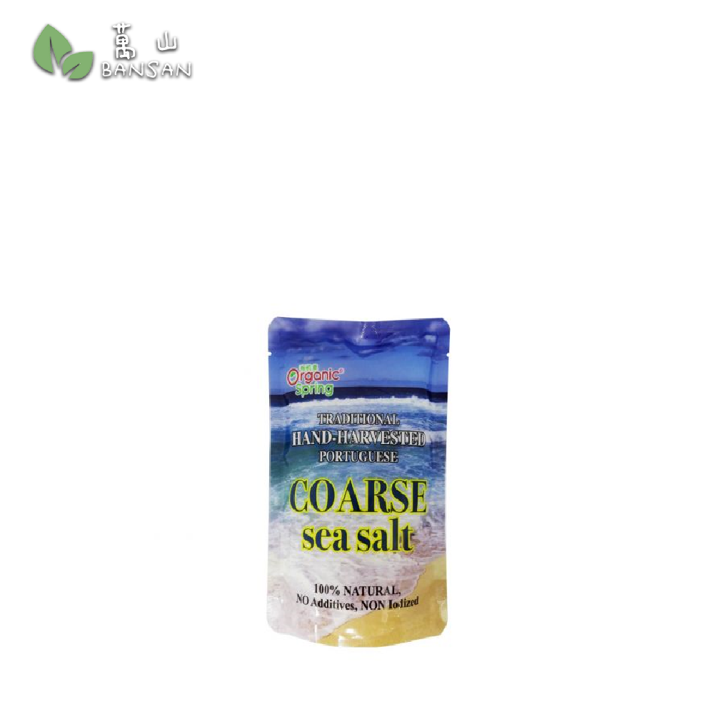 Organic Spring Traditional Hand-Harvested Portuguese Coarse Sea Salt 传统手釆粗海盐 (250g) - Bansan Penang