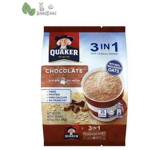 Quaker Chocolate 3 in 1 Oat Cereal Drink - Bansan Penang