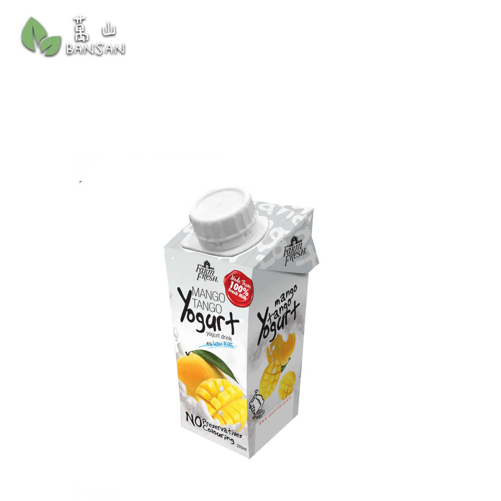 Farm Fresh UHT Yogurt Drink- Mango Tango (4 x 200g) - Bansan by Spiffy Ventures (002941967-W)
