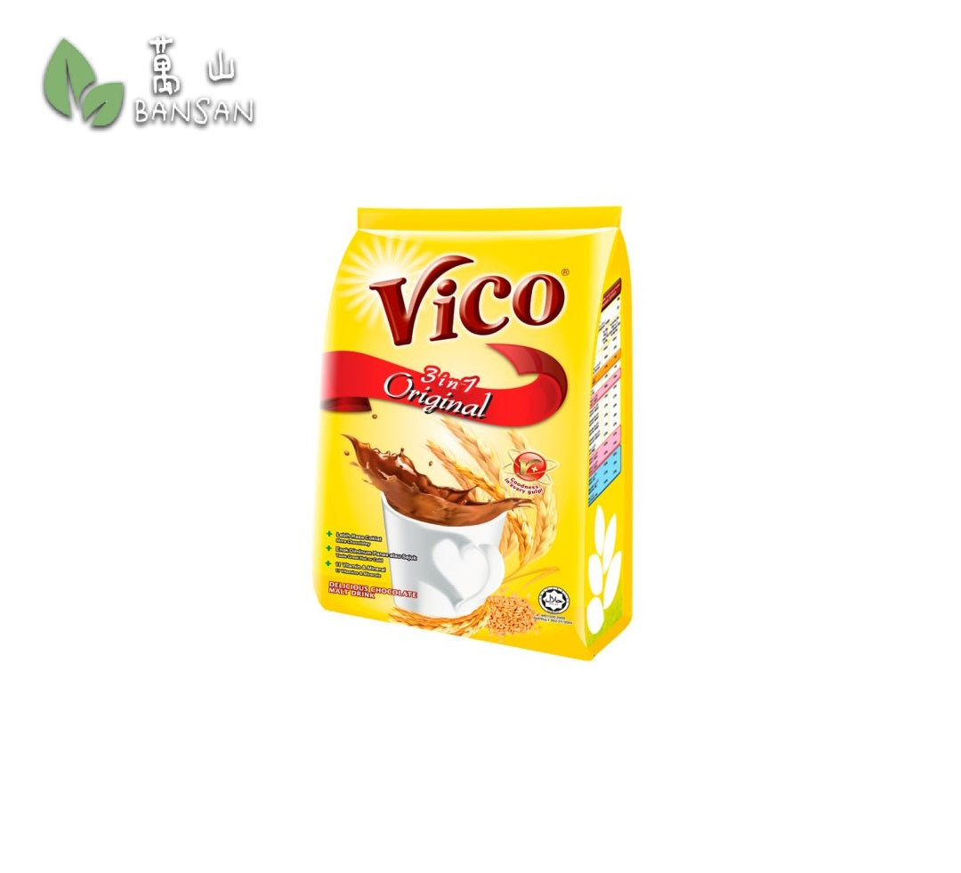 Vico 3 in 1 Original Delicious Chocolate Malt Drink 18 x 32g - Bansan Penang