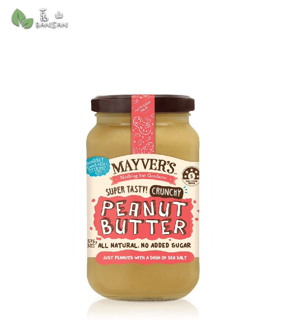 Mayver's Crunchy Peanut Butter (375g) - Bansan Penang