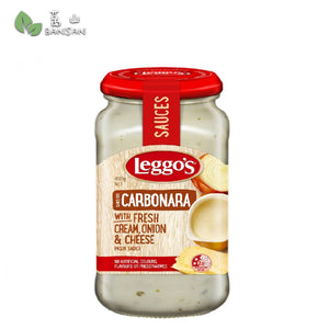 Leggo’s Carbonara with Fresh Cream, Onion & Cheese Pasta Sauce (490g) - Bansan Penang