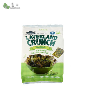 Laverland Crunch Wasabi Seaweed (x 3pcks) (4.5g per pack) - Bansan Penang